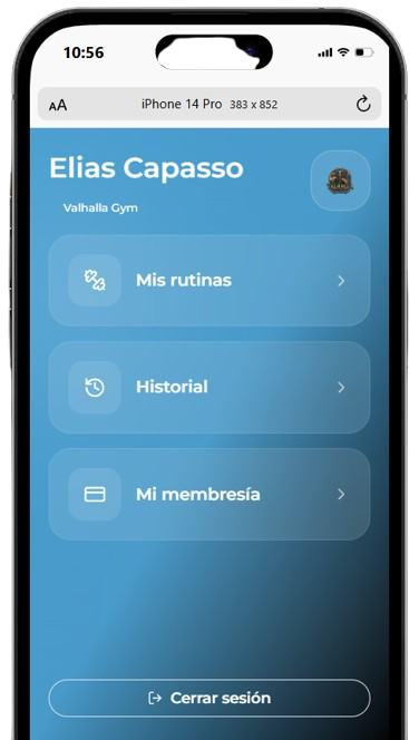 Inicio app alumno
